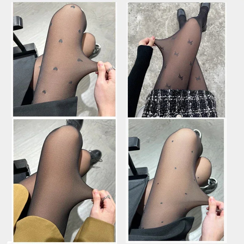 Leggings Cuoricini Invernali