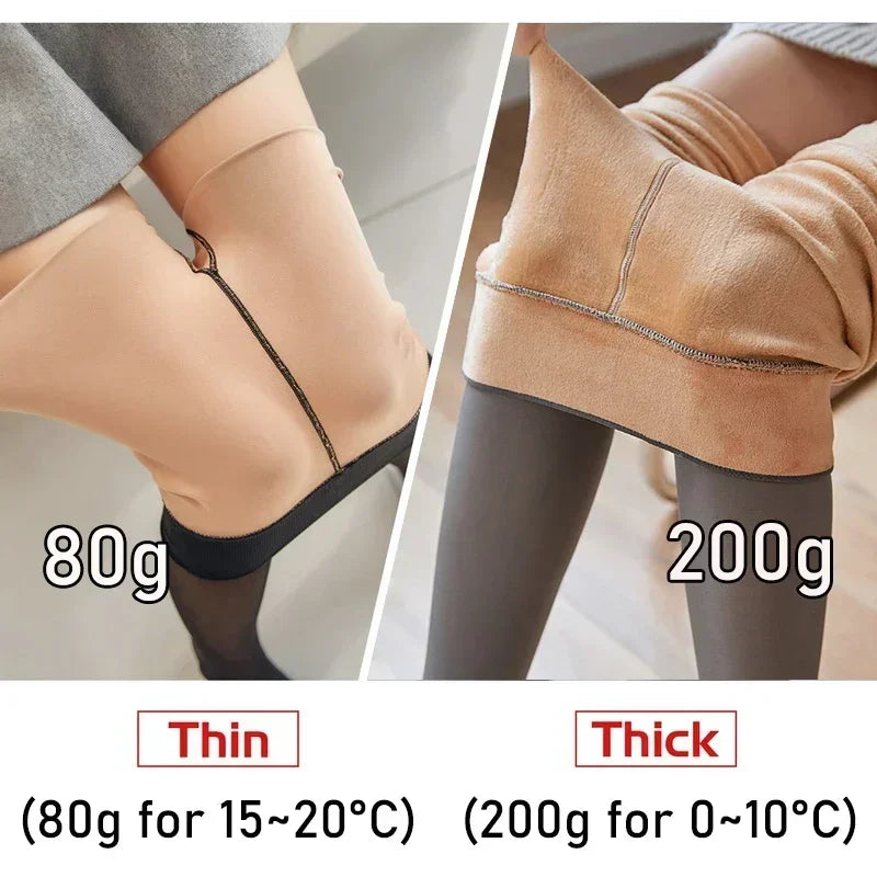Leggings Cuoricini Invernali